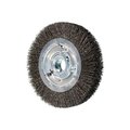 Pferd 8" Crimped Wire Wheel - Wide Face - .020 CS Wire, 2" Keyed A.H. 81249